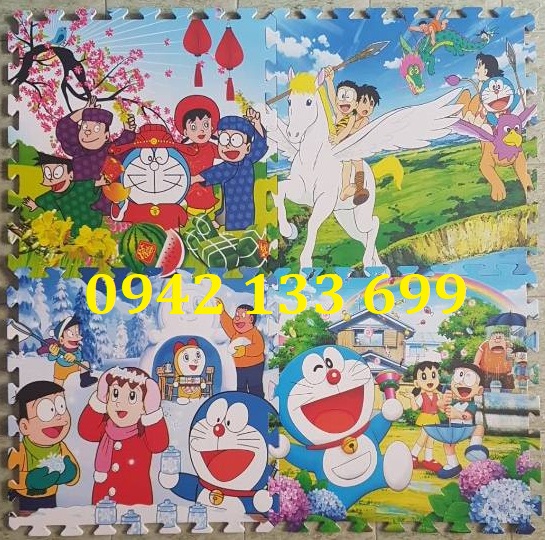 Thảm Cao Su Tập Thể Dục Hình Doremon