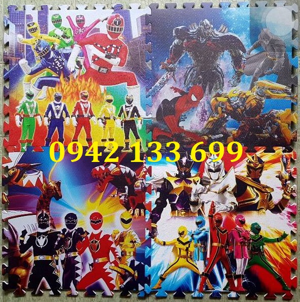 Thảm Cao Su Tập Thể Dục Hình Siêu Nhân