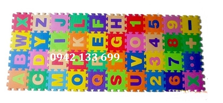 Thảm Trải Sàn Cho Bé Mini Chữ Số 15x15cm Thảm Trải Sàn Cho Bé Mini Chữ Số 15x15cm